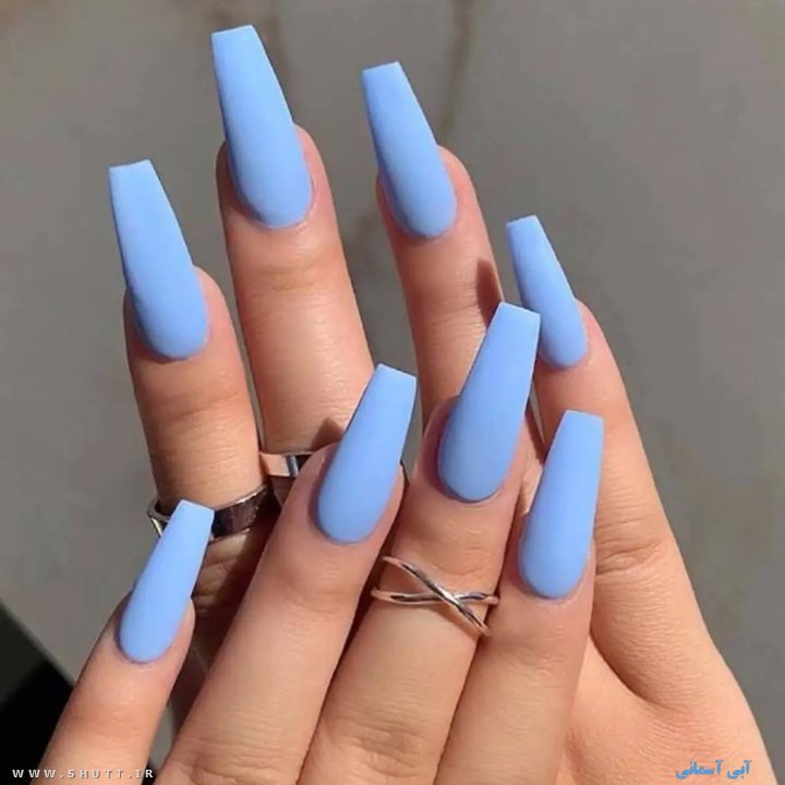 لاک آبی آسمانی