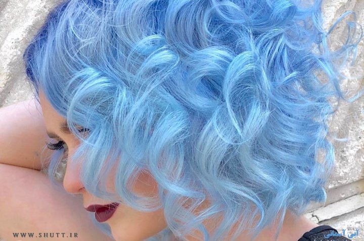 مو آبی آسمانی